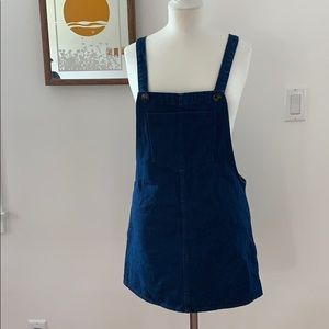 Zara denim overall dress